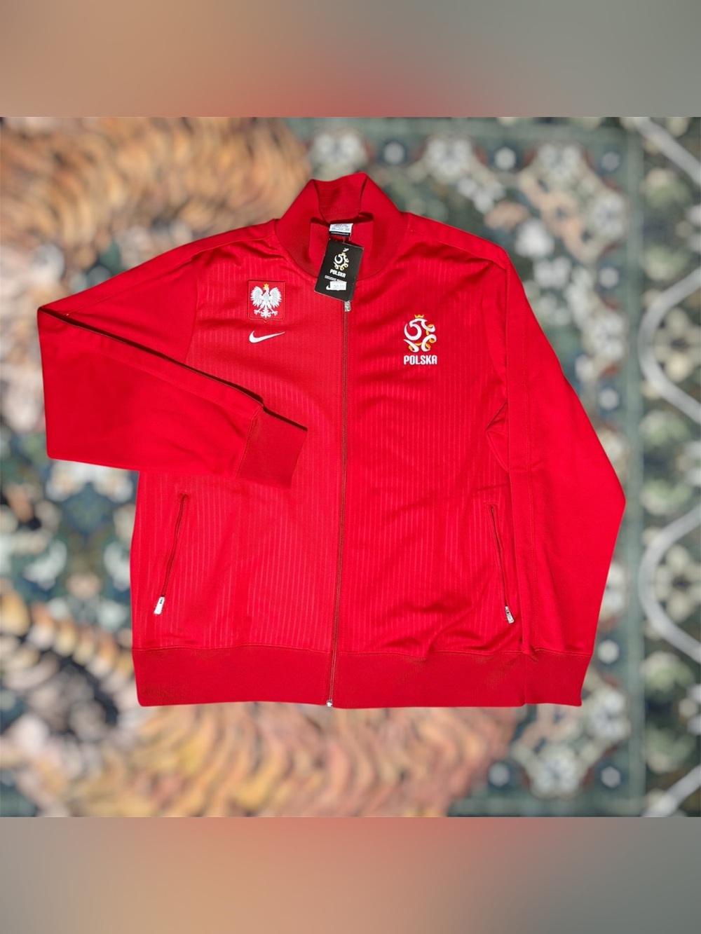 Nike Poland Track Jacket Full Zip Top Football National Soccer 2012-13 XXL NWT
